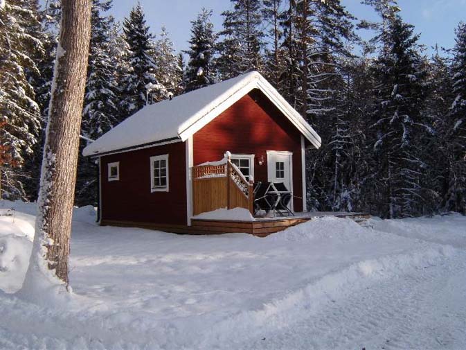 Das Ferienhaus im Winter